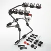 Image de MOTTEZ - Porte-vélos sur hayon à fixation sur barres de toit ou barre railing pour 3 vélos - A016P3