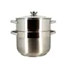 Image de Couscoussier Menastyl 10l Inox Diamètre 24 Cm