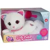 Image de Peluche Interactive Chat 30cm- Cuty Bella Fashionista Blanc