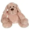 Image de Peluche - Peluche Chien Flatoutou Blanc - 50 Cm Beige
