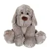 Image de Peluche - Peluche Chien Flatoutou Blanc - 50 Cm Gris