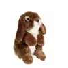 Image de Peluche - Peluche Lapin Bélier Marron - 18 Cm Marron