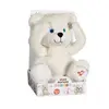 Image de Peluche - Peluche Interactive Mon Ourson Coucou - 25 Cm Blanc