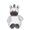 Image de Peluche - Peluche Toodoux Zèbre - 15 Cm Noir