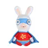 Image de Peluche Lapins Crétins Super Lapin Bleu Et Rouge Sonore 18 Cm Bleu