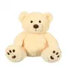 Image de Peluche - Peluche Ours Patachon Crème - 80 Cm Beige