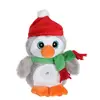 Image de Peluche - Noel Pétillous Sonore 16 Cm - Pingouin Gris