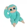 Image de Peluche - Peluche P'tit Paresseux Vert D'eau - 16 Cm Vert