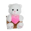 Image de Peluche - Les P'tits Lovers Ourson Rose - 14 Cm Rose