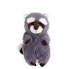 Image de Peluche - Peluche P'tits Farouches Raton Laveur - 15 Cm Gris