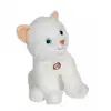 Image de Peluche - Peluche Chat Mimi Cats Sonore Blanc - 18 Cm Blanc