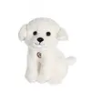 Image de Peluche - Peluche Chien Mimi Dogs Sonore Blanc - 18 Cm Blanc