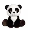 Image de Peluche - Peluche Puppy Eyes Pets - Panda Noir Et Blanc - 40 Cm Noir
