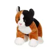 Image de Peluche - Peluche Chat Floppikitty - Roux, Noir Et Blanc 22 Cm Orange