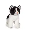 Image de Peluche - Peluche Chat Floppikitty - Noir Et Blanc 22 Cm Noir