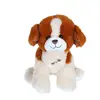 Image de Peluche - Peluche Dogz & Kats Sonores 18 Cm - Chien Beige Et Marron Marron