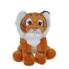 Image de Peluche - P'tits Sauvageons 15 Cm - Tigre Orange