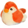 Image de Peluche - Peluche Oiseau Sonore Birdies 14 Cm - Orange Orange