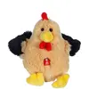 Image de Peluche - Les Pakidoo Sonores En Peluche 15 Cm - Coq Beige Beige