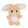 Image de Peluche - Lapin Cloudy 15 Cm Orange