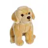 Image de Peluche Chien Réaliste Assis, Labrador 25 Cm Beige