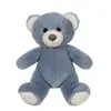 Image de Peluche - Peluche Ours Trendy Bleu Jeans, L'ours À Câliner, 24 Cm Bleu