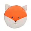 Image de Peluche - Oreiller Rondouillet Renard Econimals En Peluche Éco-conçu - 34 Cm Orange