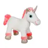 Image de Peluche - Peluche Lica Bella Sonore, Blanche Et Rose Corail 22 Cm Orange
