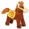 Image de Peluche - Race Poneez Sonore 22cm Jaune - Rouge