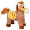 Image de Peluche - Race Poneez Sonore 22cm Jaune - Orange