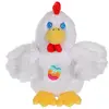 Image de Peluche - Les Amis De Pâques Sonores - Poule Blanche En Peluche - 13 Cm Beige