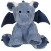 Image de Peluche - Peluche Dragon Trendy Color Bleu Jeans - 50 Cm Bleu