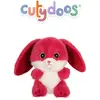 Image de Peluche - Peluche Lapin Ruby Cutydoos Rose Framboise   13 Cm Rose