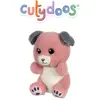 Image de Peluche - Peluche Chien Spot Cutydoos Rose Poudré Et Gris   13 Cm Rose