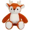 Image de Peluche - Peluche Faon Marron Roux Fall Friends - 18 Cm Orange