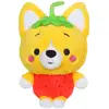 Image de Peluche - Peluche Little Corgi Cuties 20 Cm : Chien Corgi - Fraise Jaune