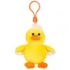 Image de Porte-clés En Peluche Canard Easter 8 Cm Blanc