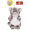 Image de Peluche Défis Nature Protect - Panthère Des Neiges 15cm Collaboration Bioviva Noir