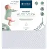Image de Matelas Bébé Aloé Vera Déhoussable 360° Blanc