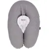 Image de Coussin D'allaitement Et De Grossesse 3en1 Multirelax Gris Chiné Lapins