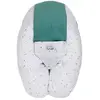 Image de Coussin D'allaitement Et De Grossesse 3en1 Multirelax Éponge Vert Pois Blanc