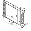 Image de VALEO 735256 Radiateur du moteur Grille de radiateur soudée, Aluminium