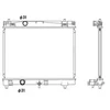 Image de VALEO 735445 Radiateur du moteur Grille de radiateur soudée, Aluminium