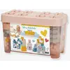 Image de Abrick Baril de briques ferme 55 pces multicolore