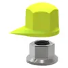 Image de TIPTOP - Indicateur desserrage et cache écrou jaune 33 mm - 8702633