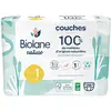 Image de Couches Écologiques Taille 1 (2 À 5 Kg)   28 Couches Multicolore