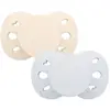 Image de Sucette Anatomique Essentielle - 0-6 Mois - Lot De 2 Bleu + Beige