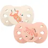 Image de Sucettes Anatomiques - 0 À 6 Mois Rose/beige Imprimé