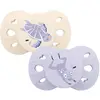 Image de Sucettes Anatomiques - 0 À 6 Mois Lilas/beige Imprimé
