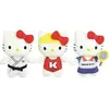 Image de Peluche Jemini Hello Kitty Retro Sport Blanc 14 cm 024091